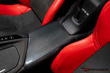 Center Console Lid Carbon Fiber Overlay - Corvette C8