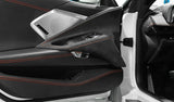 2020–2025 Chevrolet Corvette C8 Red Carbon Fiber Upper Right Center Console Trim