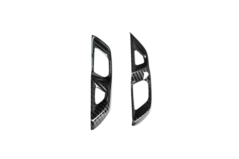 Corvette C8 Carbon Fiber Door Lock Trim Overlays
