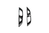 Corvette C8 Carbon Fiber Door Lock Trim Overlays