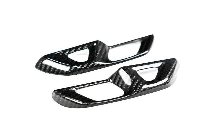Corvette C8 Carbon Fiber Door Lock Trim Overlays
