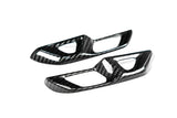 Corvette C8 Carbon Fiber Door Lock Trim Overlays