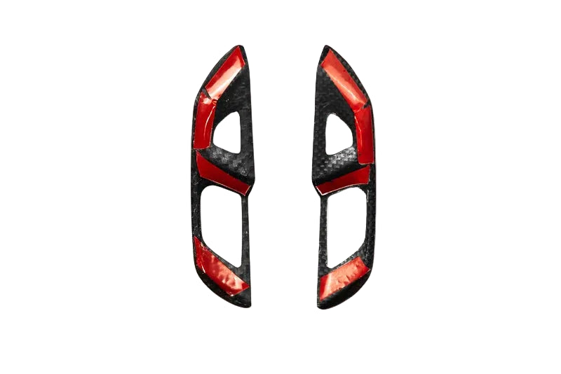 Corvette C8 Carbon Fiber Door Lock Trim Overlays