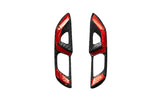 Corvette C8 Carbon Fiber Door Lock Trim Overlays