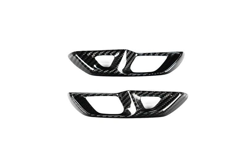 Corvette C8 Carbon Fiber Door Lock Trim Overlays