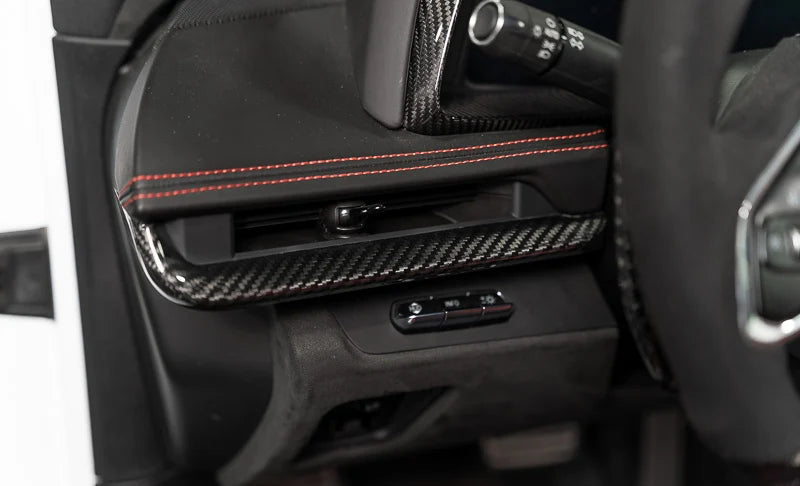 2020-2025 C8 Corvette Carbon Fiber Dash Interior Trim - 3 Piece Kit