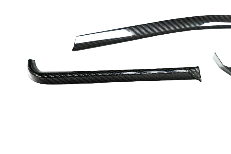2020-2025 C8 Corvette Carbon Fiber Dash Interior Trim - 3 Piece Kit
