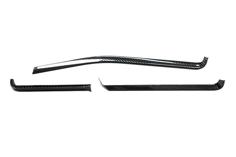 2020-2025 C8 Corvette Carbon Fiber Dash Interior Trim - 3 Piece Kit