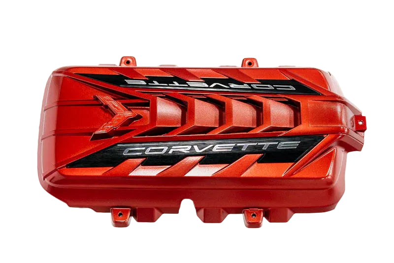 C8 Corvette LT2 Edge Red Engine Cover