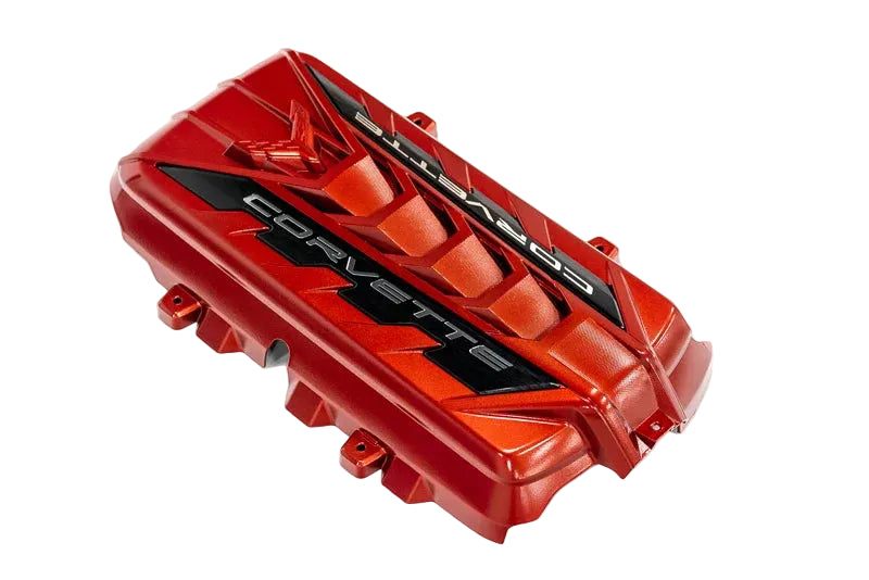 C8 Corvette LT2 Edge Red Engine Cover