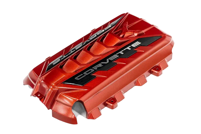 C8 Corvette LT2 Edge Red Engine Cover