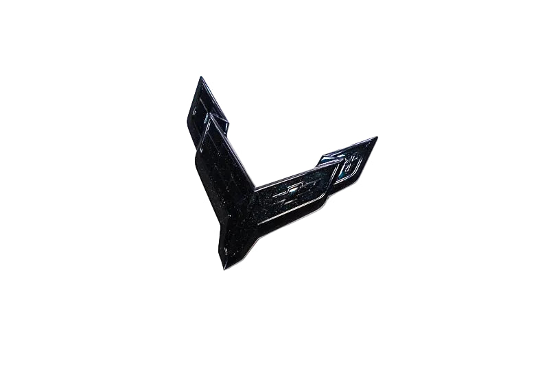 Corvette C8 Stealth Hood Emblem – Carbon Flash | OEM GM