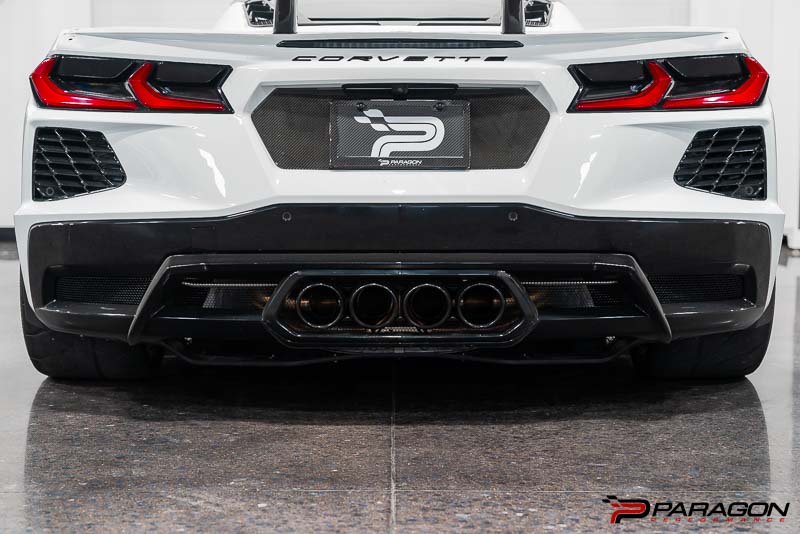 Corvette C8 Center Exit Rear Diffuser Conversion Kit