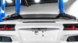 C8 Corvette Z06 / E-Ray Wicker Bill Spoiler Extension – Clear Smoke