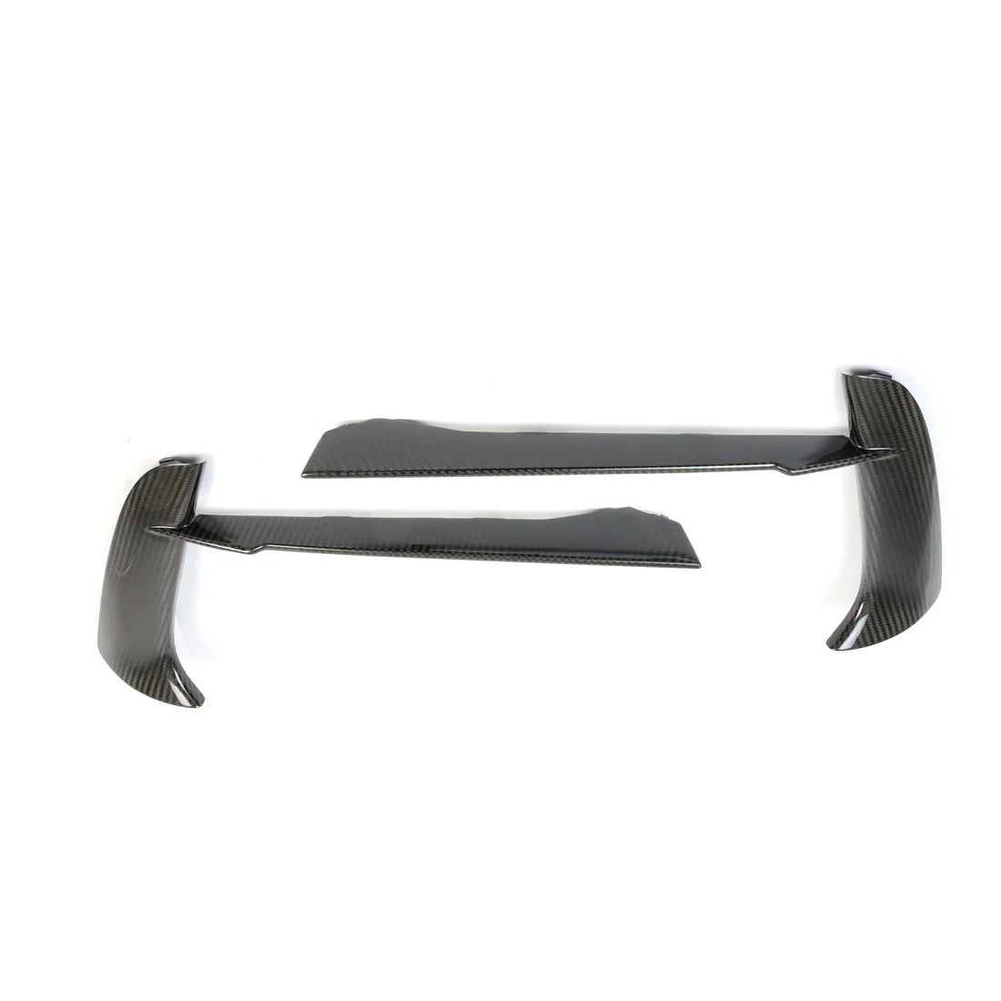 Bisel lateral del parachoques delantero de fibra de carbono para C8 Corvette