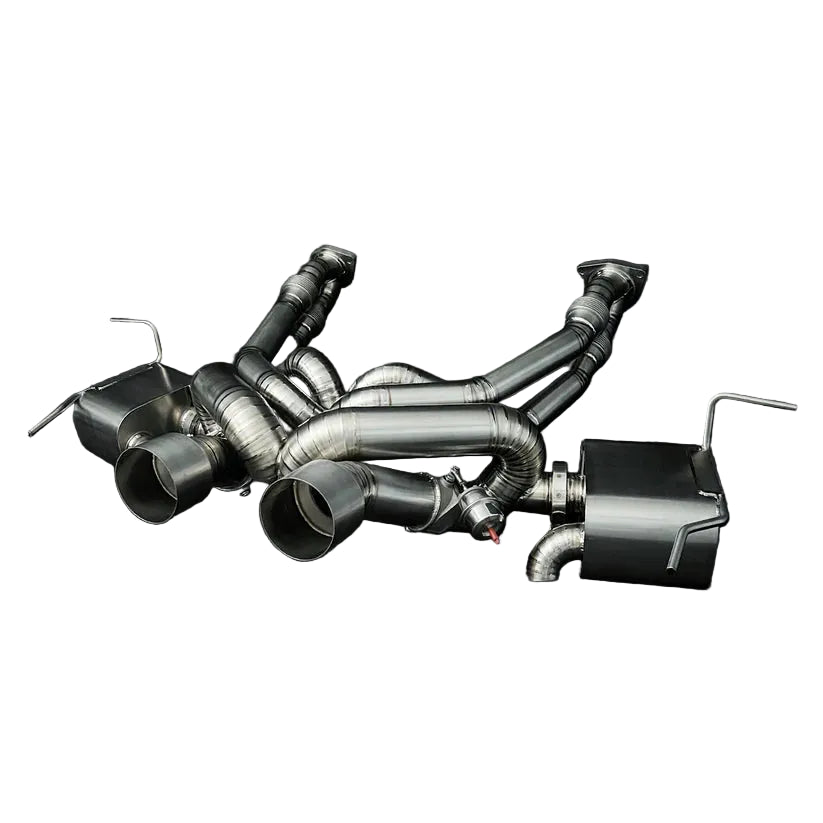 Concept 841 4-1 Equal Length Headers with Z06 Center Exit Exhaust System for 2020–2026 Chevrolet Corvette C8 Stingray & E-Ray