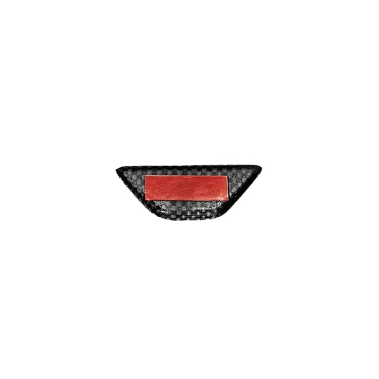 C8 Corvette Carbon Fiber Center Console Armrest Button Overlay