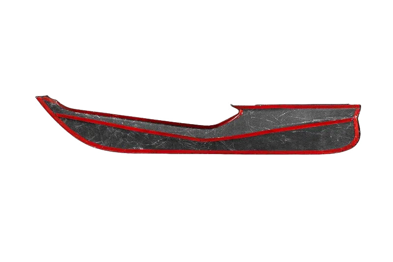 C8 Corvette Carbon Fiber Door Kick Panel Overlay