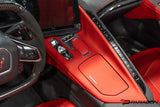 Corvette C8 Carbon Fiber Center Console Overlay
