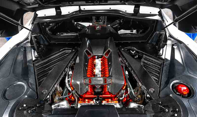 C8 Corvette Carbon Fiber Engine Appearance Package