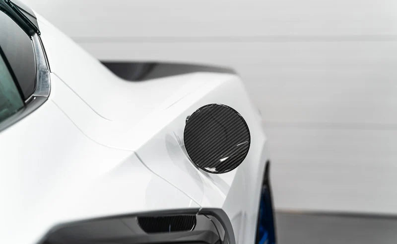 Corvette C8 Carbon Fiber Fuel Door Overlay