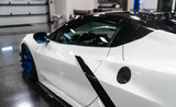 Corvette C8 Carbon Fiber Fuel Door Overlay