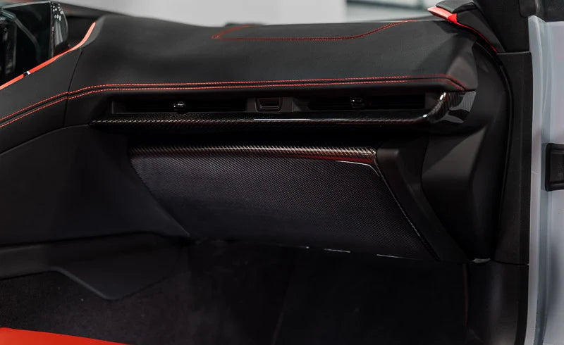 C8 Corvette Carbon Fiber Glovebox Cover