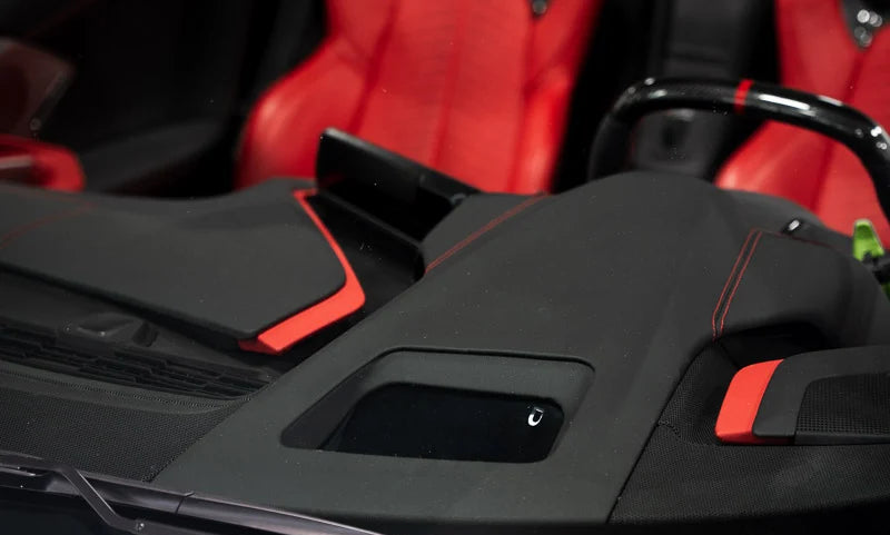 C8 Corvette Carbon Fiber HUD Dashboard Center Cover