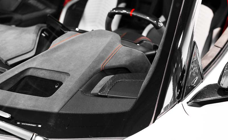 C8 Corvette Carbon Fiber Dashboard Speaker Trim - Driver & Passenger Side (2020+)