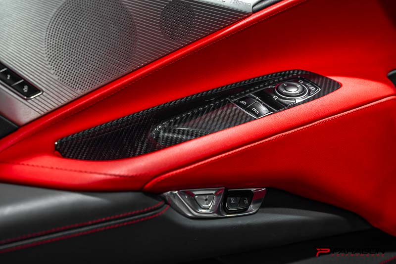 C8 Corvette Carbon Fiber Window Switch Covers – Coupe