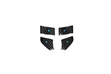2020–2023 C8 Corvette Stingray Carbon Fiber Steering Wheel Button Covers – 4PC