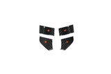 2020–2023 C8 Corvette Stingray Carbon Fiber Steering Wheel Button Covers – 4PC