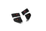 2020–2023 C8 Corvette Stingray Carbon Fiber Steering Wheel Button Covers – 4PC