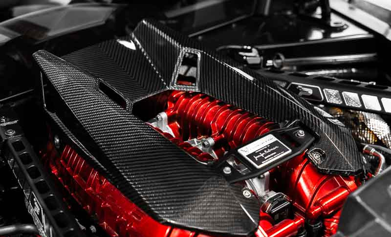C8 Corvette Z06 LT6 Carbon Fiber Engine Cover