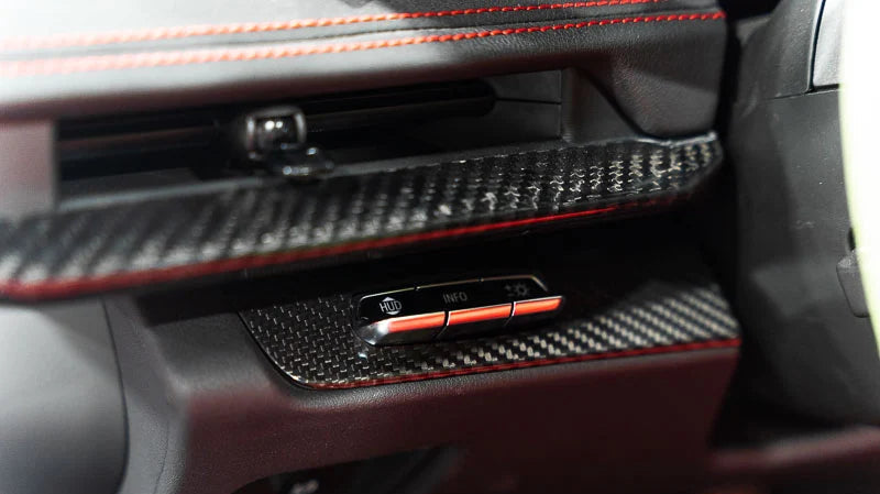 2020+ Corvette C8 Carbon Fiber HUD Button Cover