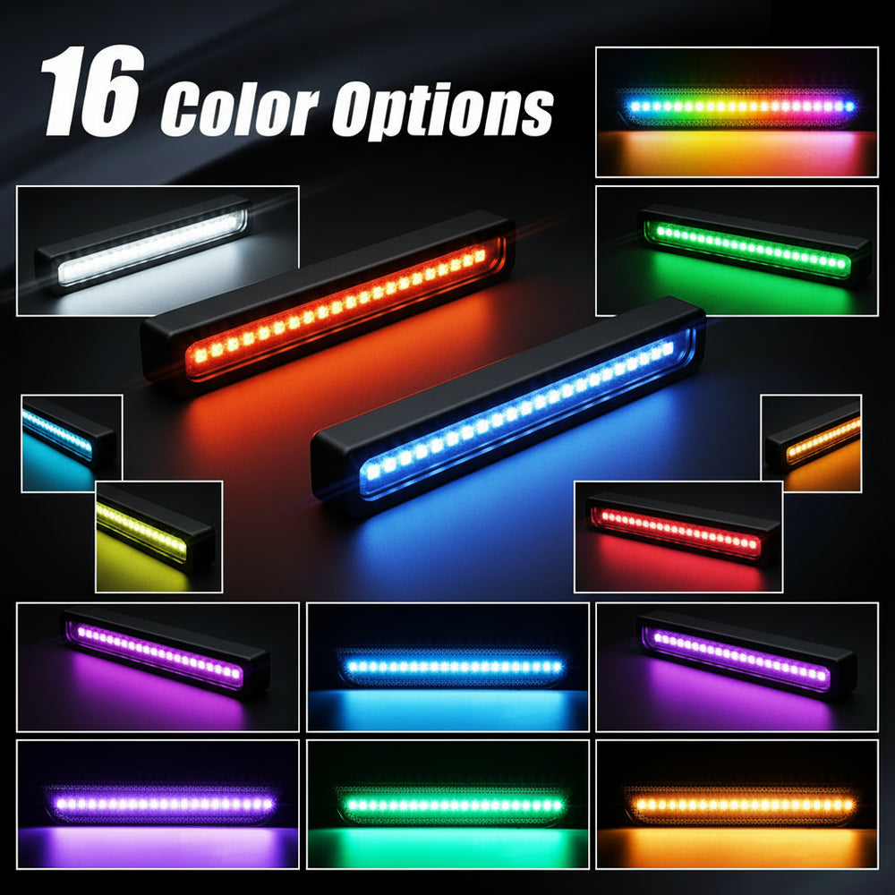 Luces de posición laterales LED RGB Ford Mustang S650 2024+