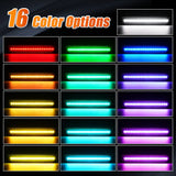 Marcador lateral LED RGB transparente Mustang S550 2015-2023