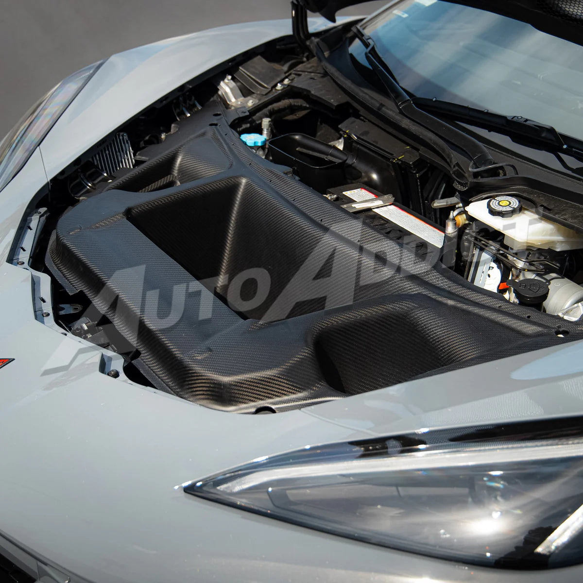 2025–2026 Corvette C8 ZR1 / ZR1X ZTK Functional Dry Carbon Fiber Air Extractor Kit – Double-Sided 3-Piece