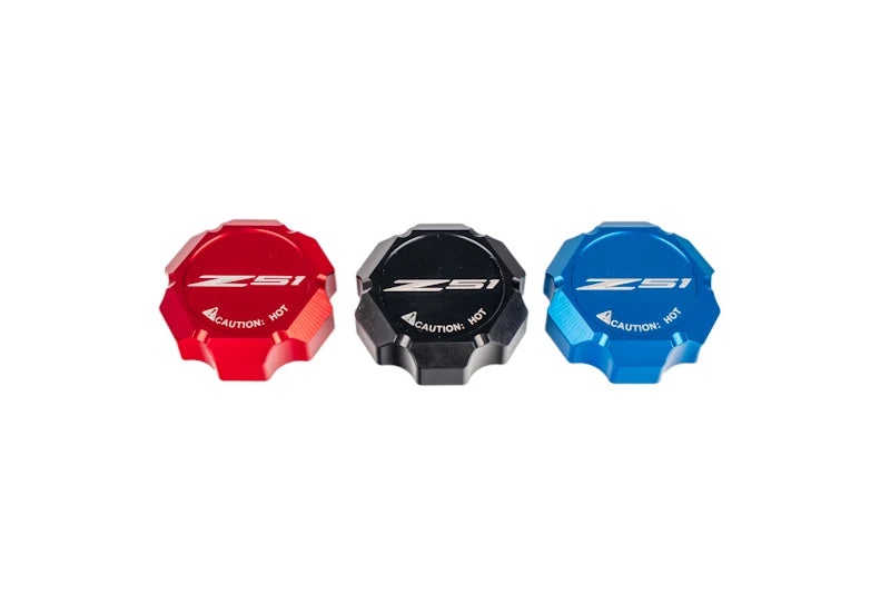C8 Corvette Billet Coolant Cap Cover – Black, Blue or Red (2020+)