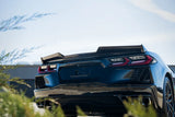Corvette C8 Stingray Z06 Style Carbon Fiber Rear Spoiler (6-Hole Coverage)
