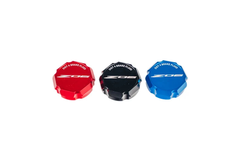 C8 Corvette Billet Brake Fluid Cap Cover – Black, Blue or Red (2020+)