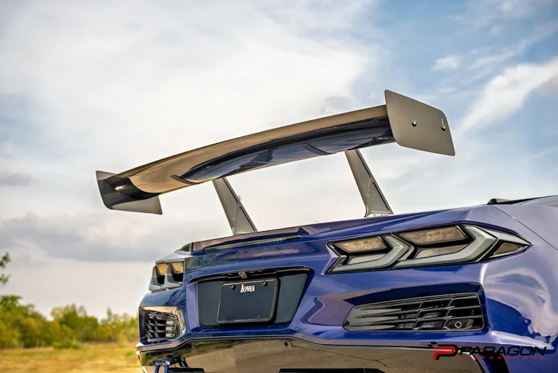 Verus Engineering C8R Swan Neck Rear Wing - C8 Corvette