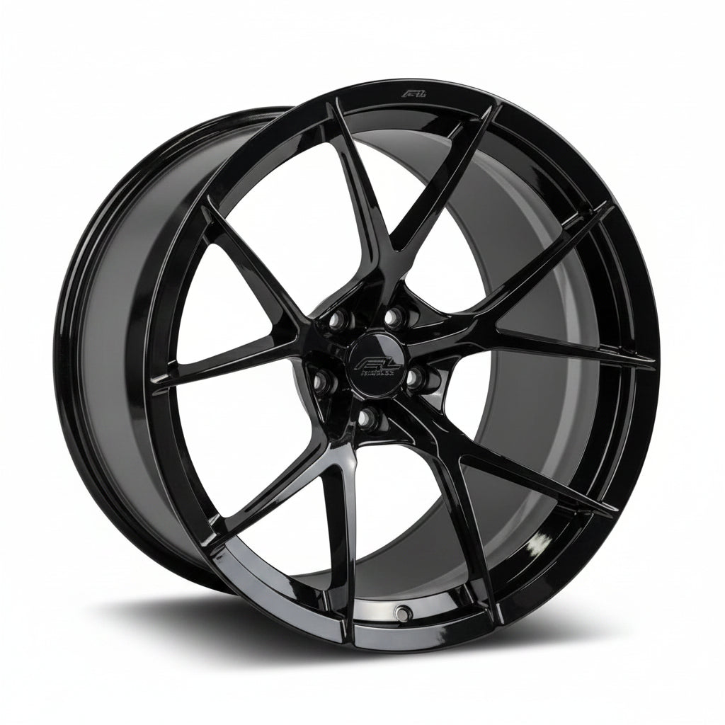 Forgedlite MC5 Gloss Black Forged Wheels (20x10 Front / 21x13 Rear)