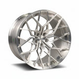 Forgedlite MC21 Brushed Aluminum Forged Wheels (20x10 Front / 21x13 Rear)