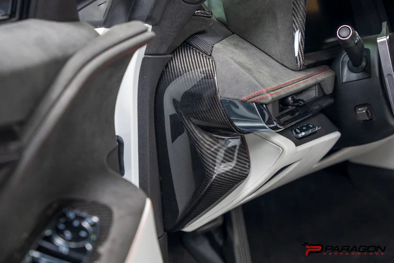 Corvette C8 Carbon Fiber Dashboard Side Covers (Driver & Passenger)