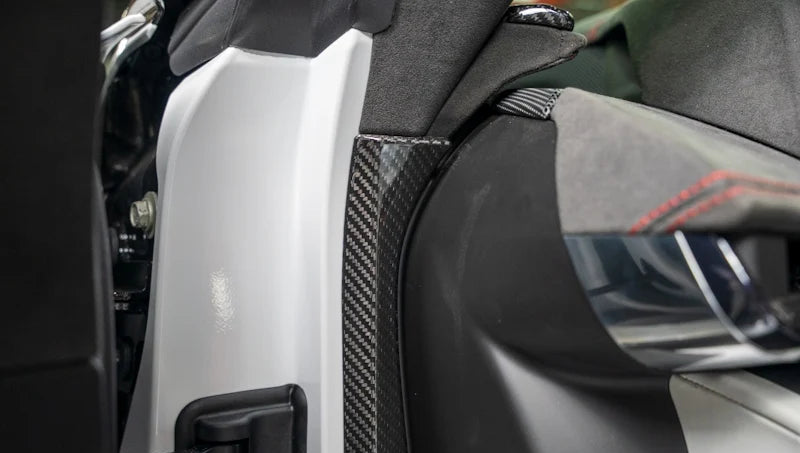 2020+ Corvette C8 Carbon Fiber Dashboard Door Sill Trim