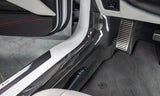 C8 Corvette Carbon Fiber Inner Door Sill Panels