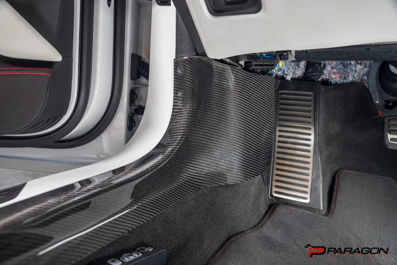 C8 Corvette Carbon Fiber Inner Door Sill Panels