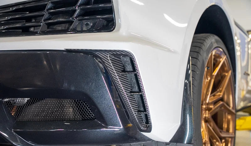 C8 Corvette Z06 / E-Ray Carbon Fiber Rear Diffuser Vent Covers