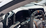2026+ Corvette C8 Carbon Fiber Gauge Cluster Trim Overlay